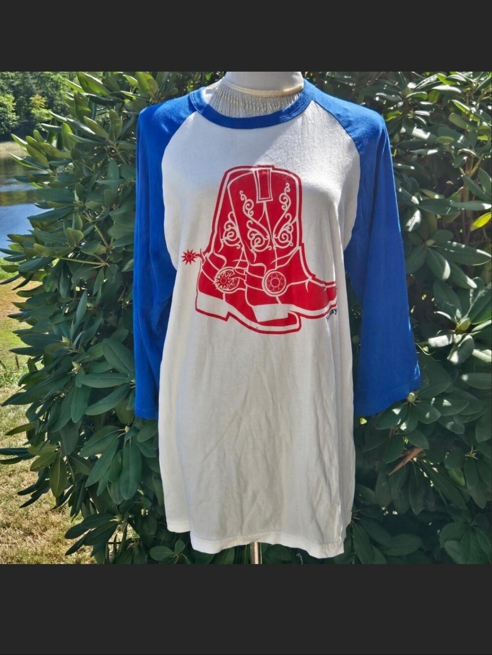 Rare Vintage 2013 Jason Aldean Fenway Concert Raglan T-Shirt Large